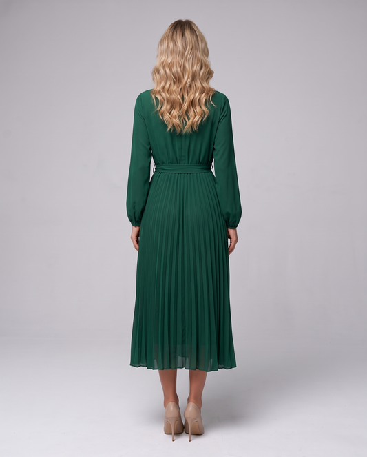 Emerald Bow Dress