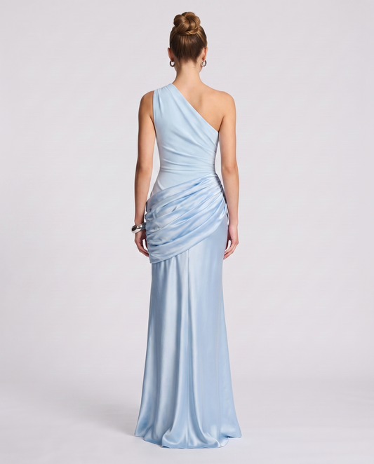 Regal Drape Gown