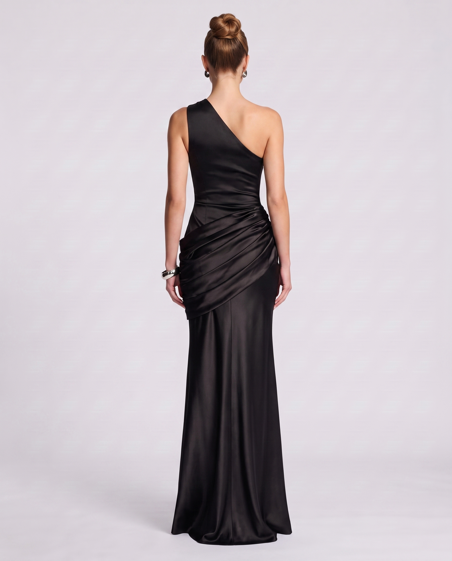 Regal Drape Gown