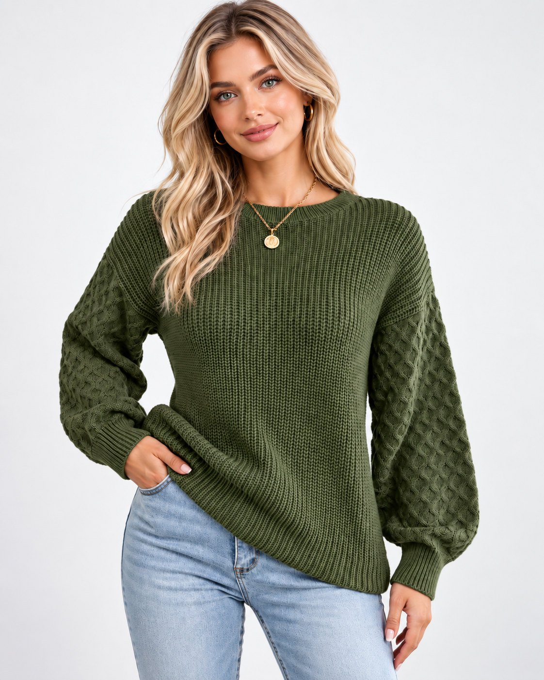 Norvessa Cable Sweater