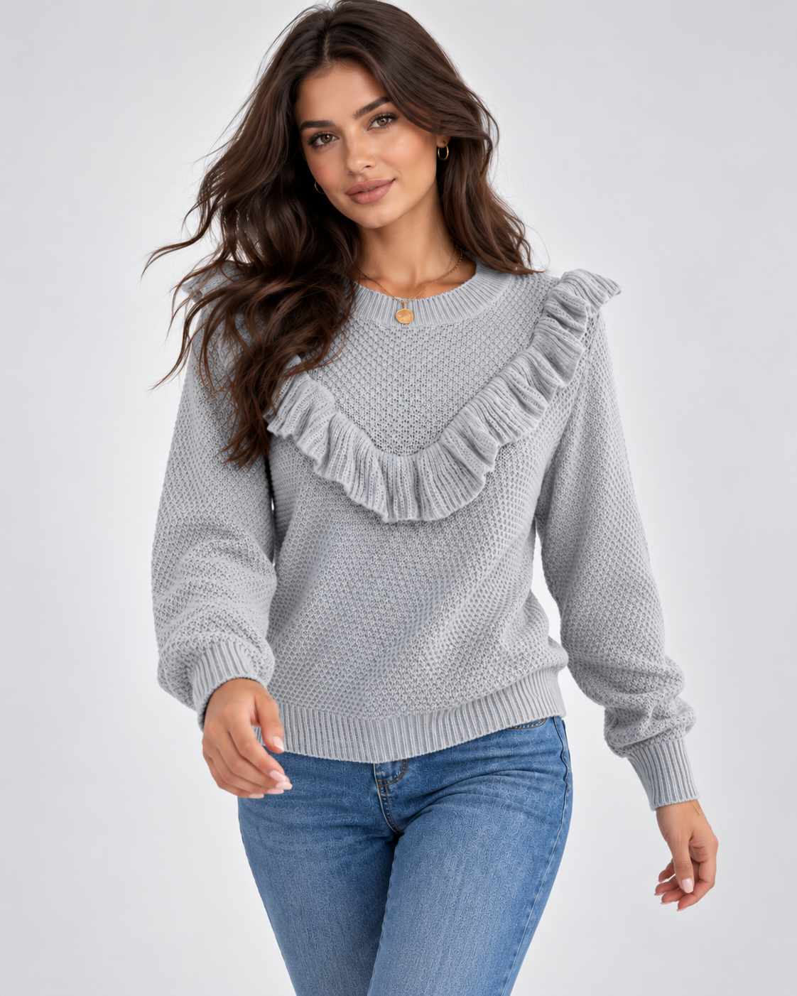 Virelune Ruffle Sweater
