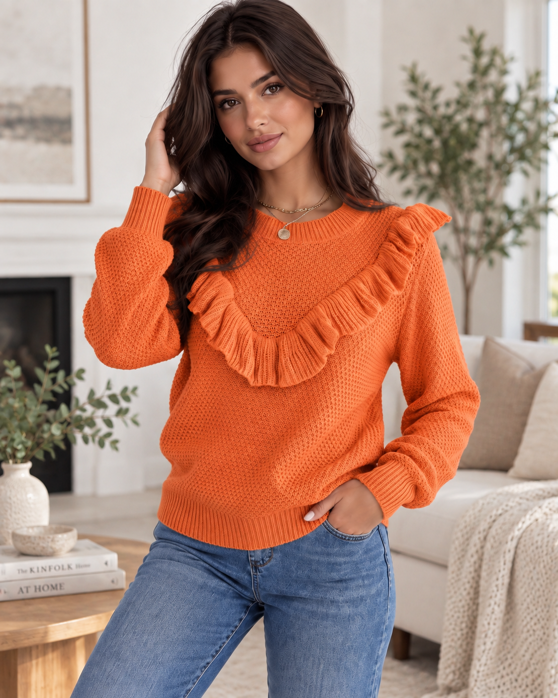 Virelune Ruffle Sweater