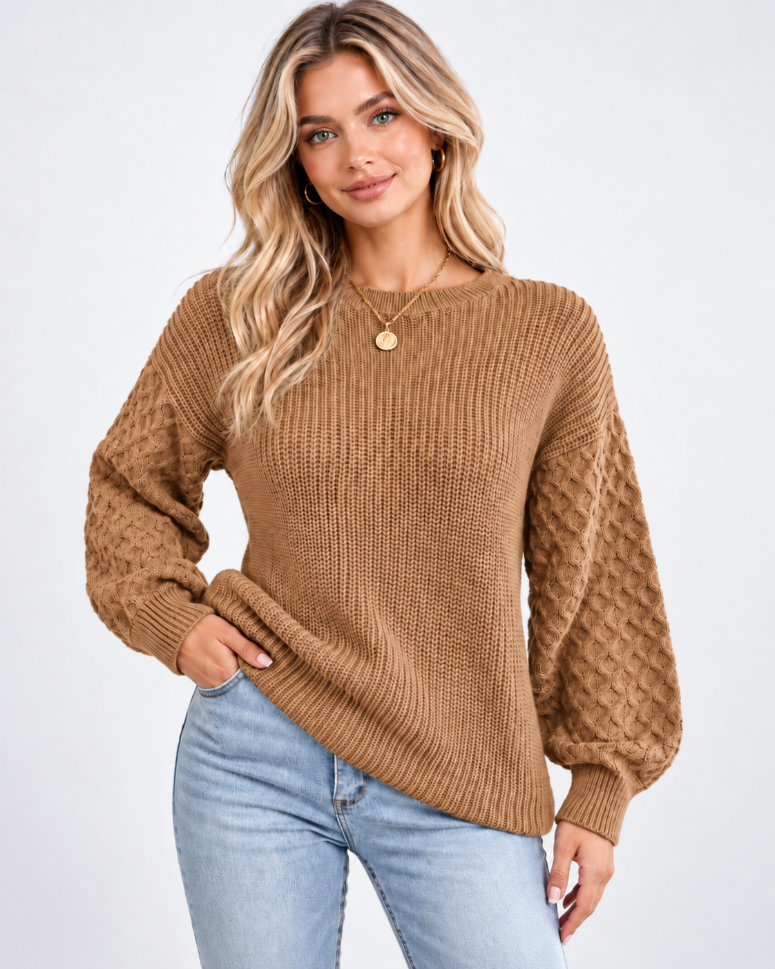 Norvessa Cable Sweater