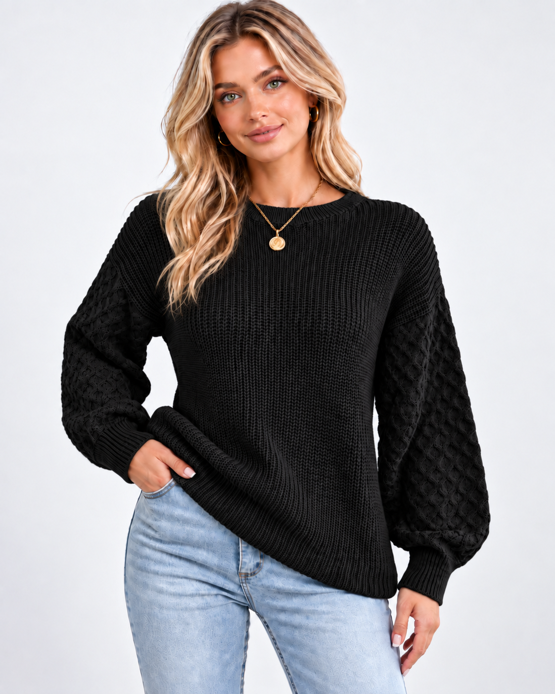 Norvessa Cable Sweater