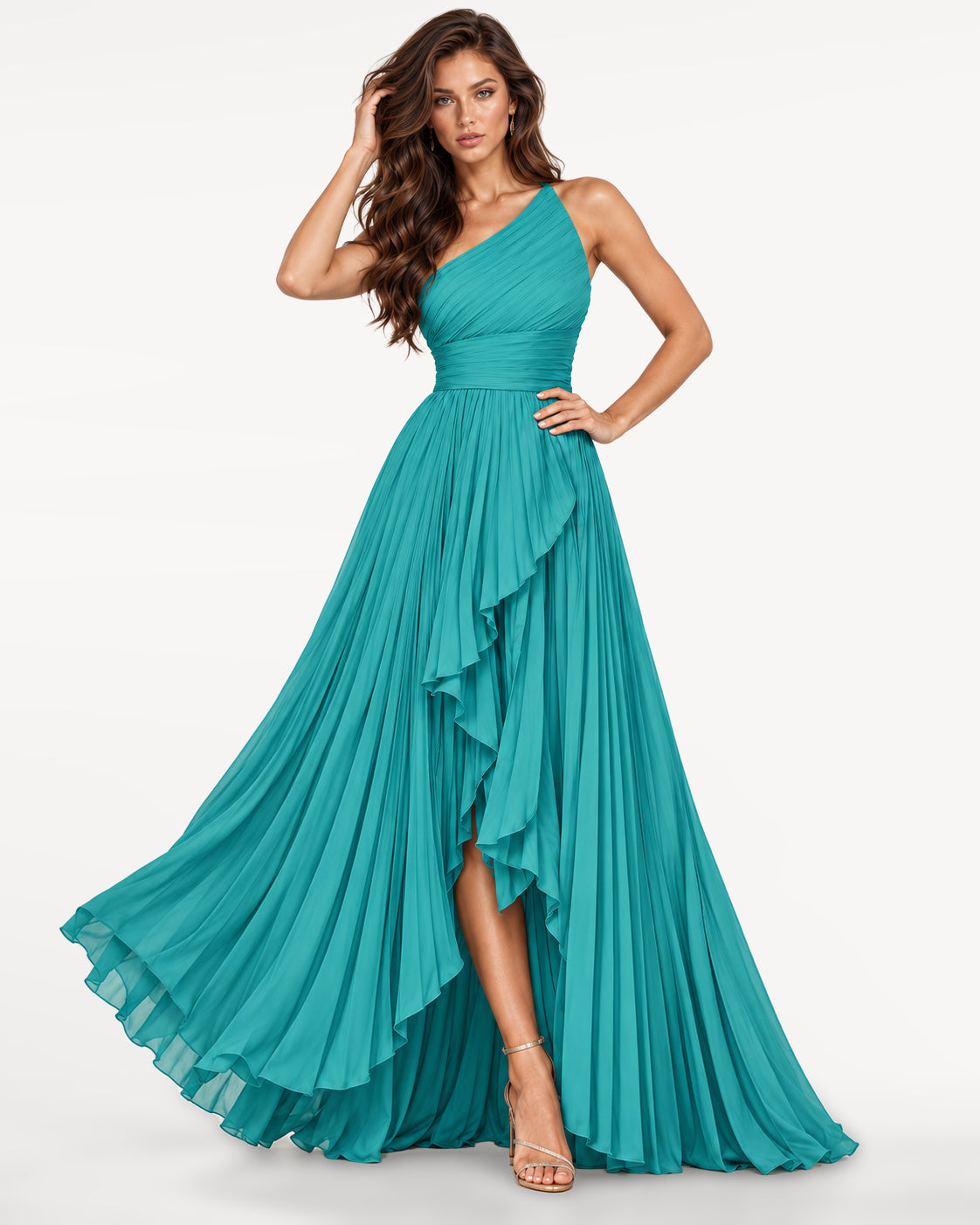 Aurelia Maxi Dress in Aqua — glamour-pose | SKU: SOR-AURELIA-AQU-XS,SOR-AURELIA-AQU-S,SOR-AURELIA-AQU-M,SOR-AURELIA-AQU-L,SOR-AURELIA-AQU-XL