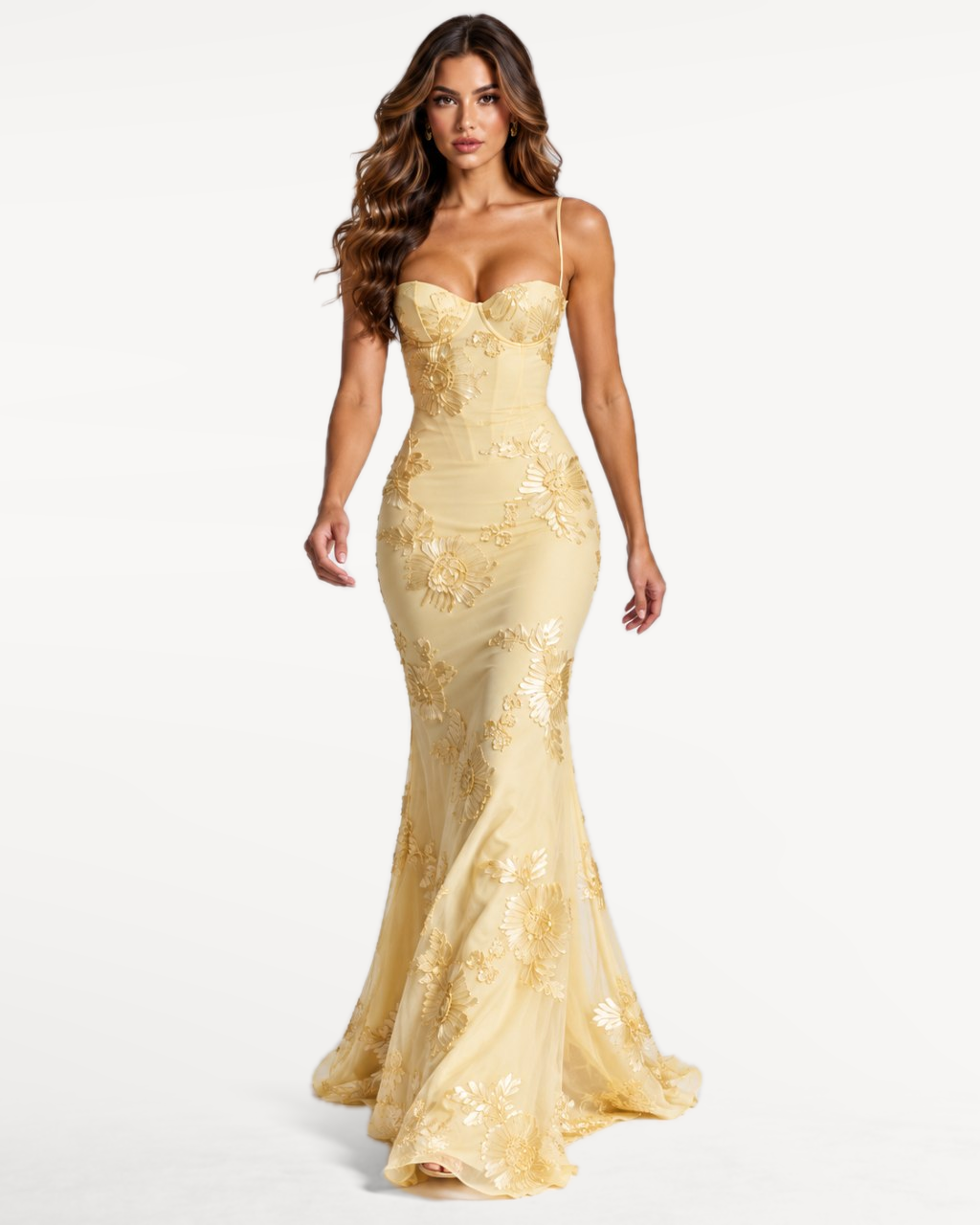 Florienne Maxi Dress in Yellow – Studio movement