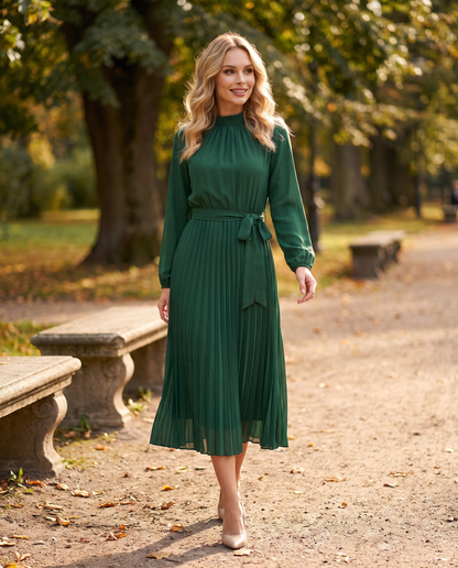 Emerald Bow Dress in Green – view 6 | SKU: SOR-EMERALDBOW-green-XS,SOR-EMERALDBOW-green-S,SOR-EMERALDBOW-green-M,SOR-EMERALDBOW-green-L,SOR-EMERALDBOW-green-XL