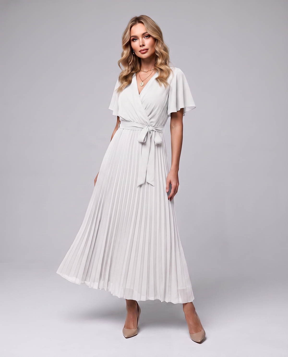 Flowing Wrap Dress