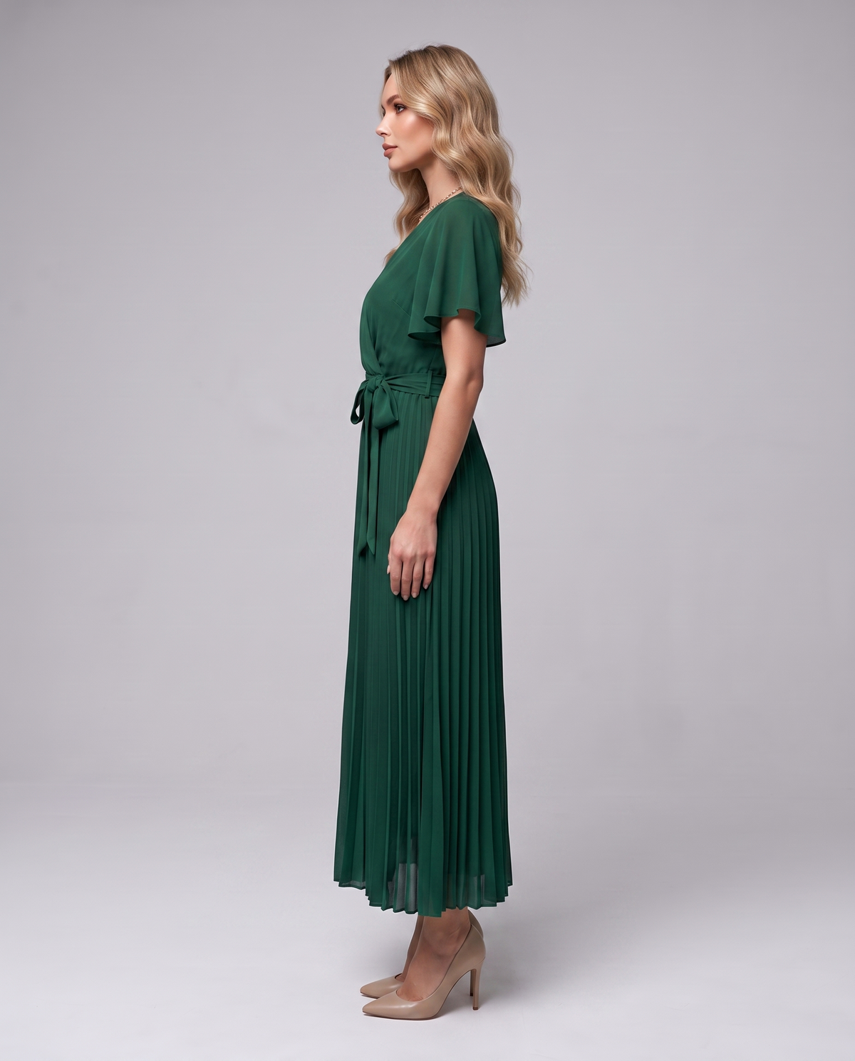 Flowing Wrap Dress