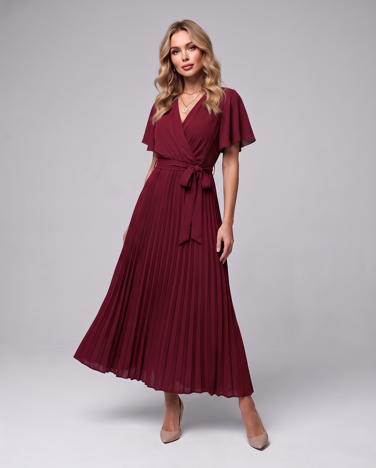 Flowing Wrap Dress