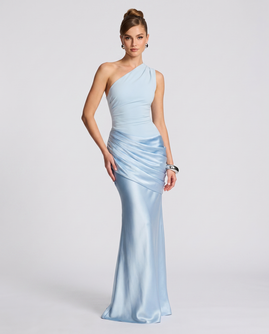 Regal Drape Gown