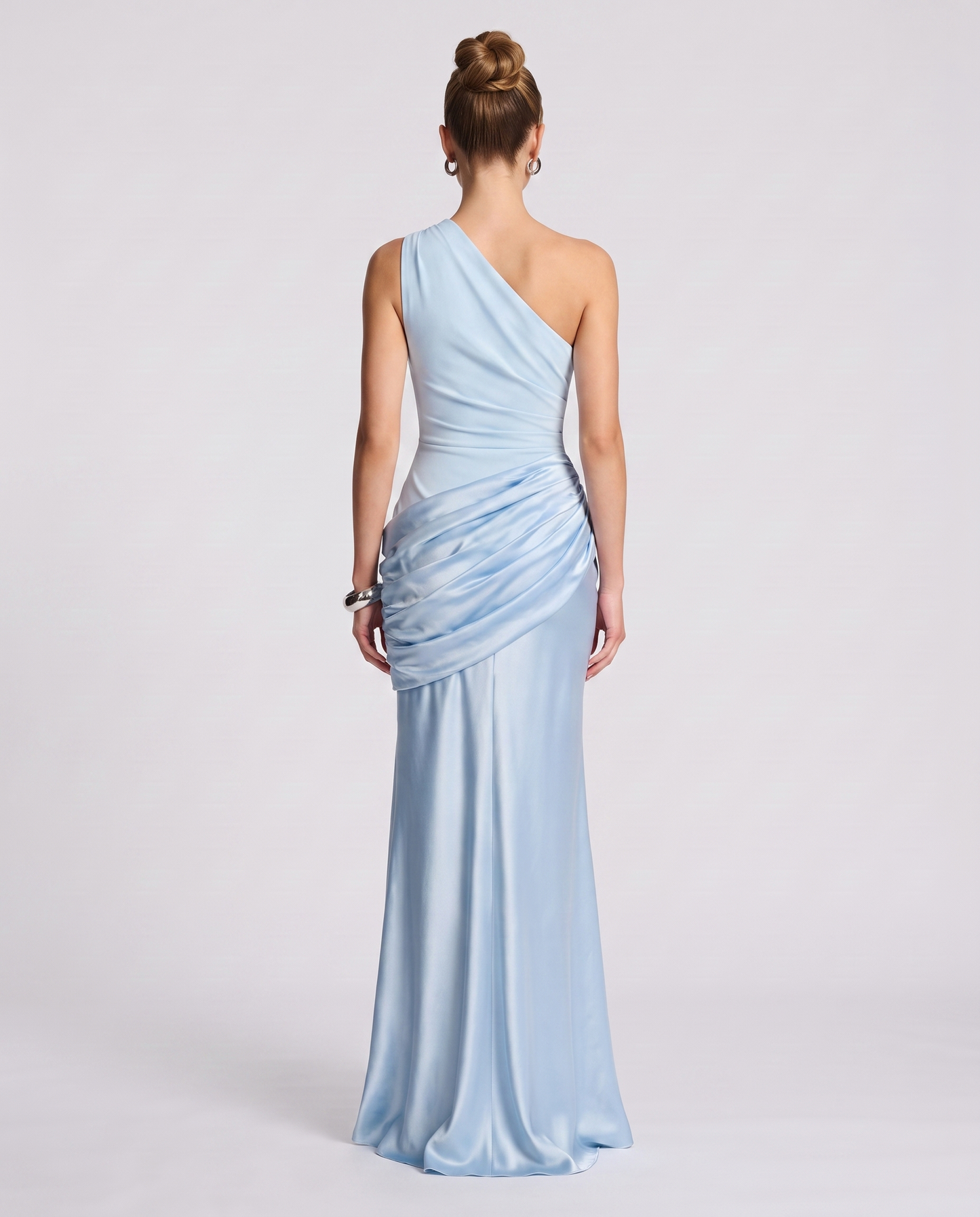 Regal Drape Gown