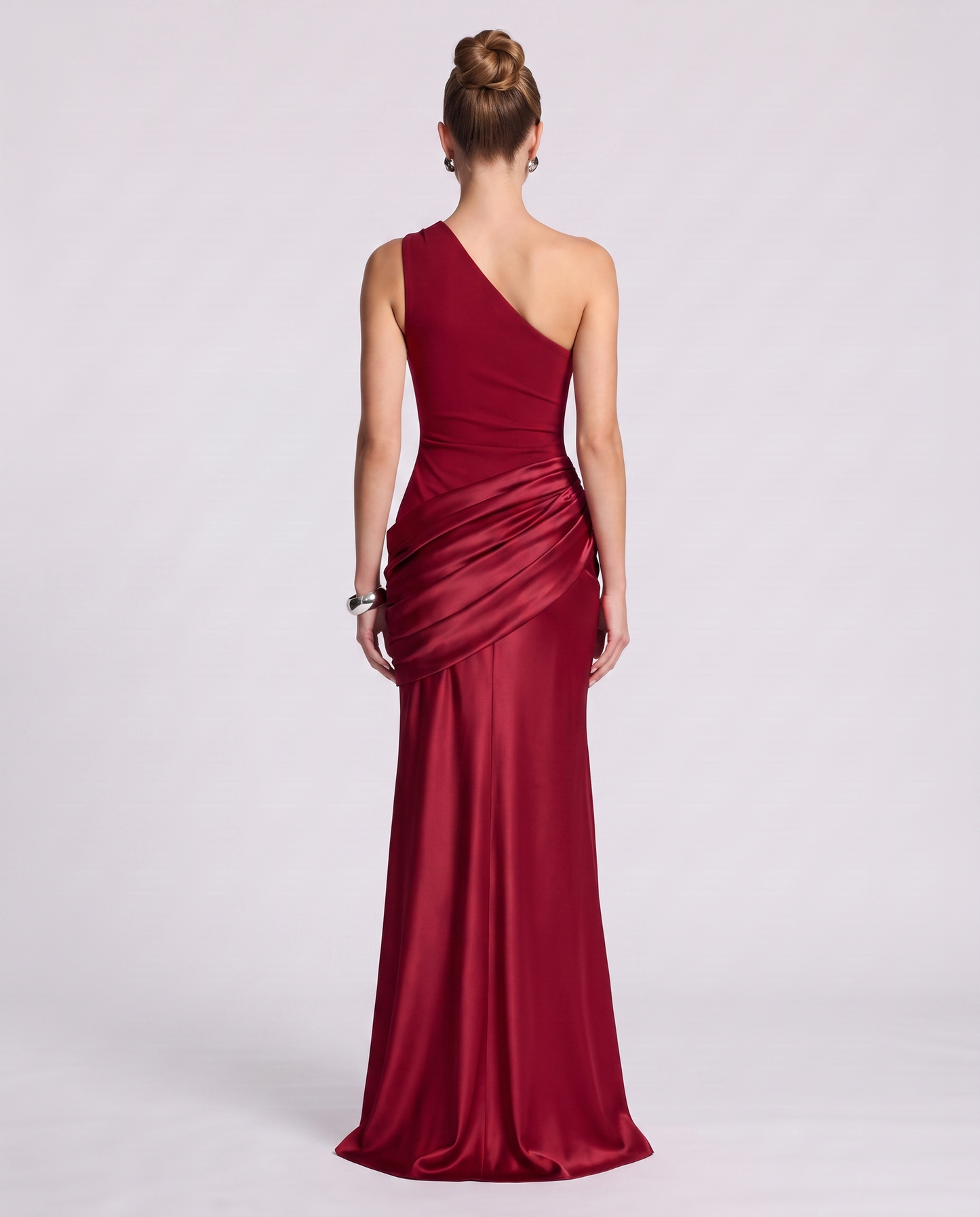 Regal Drape Gown