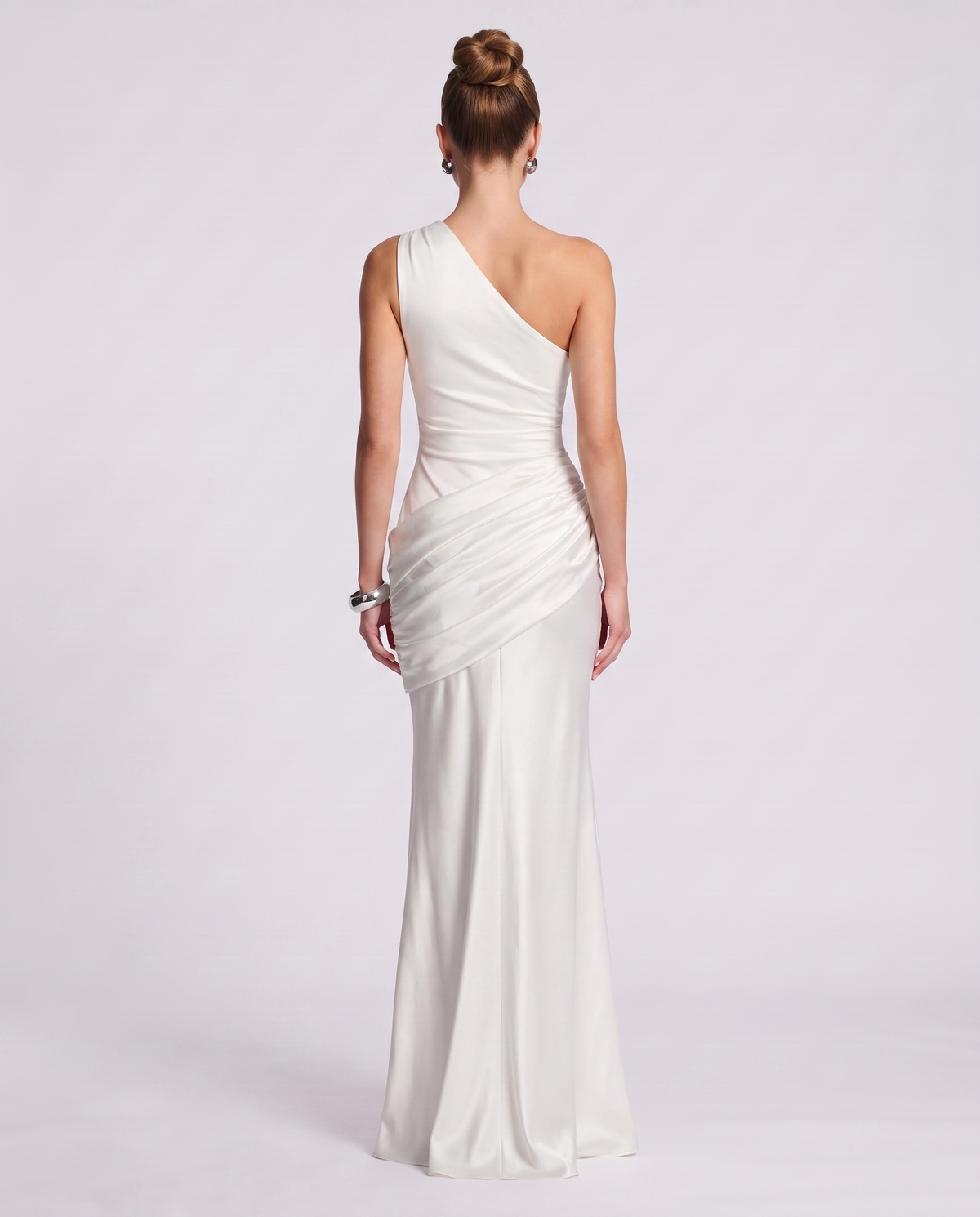 Regal Drape Gown