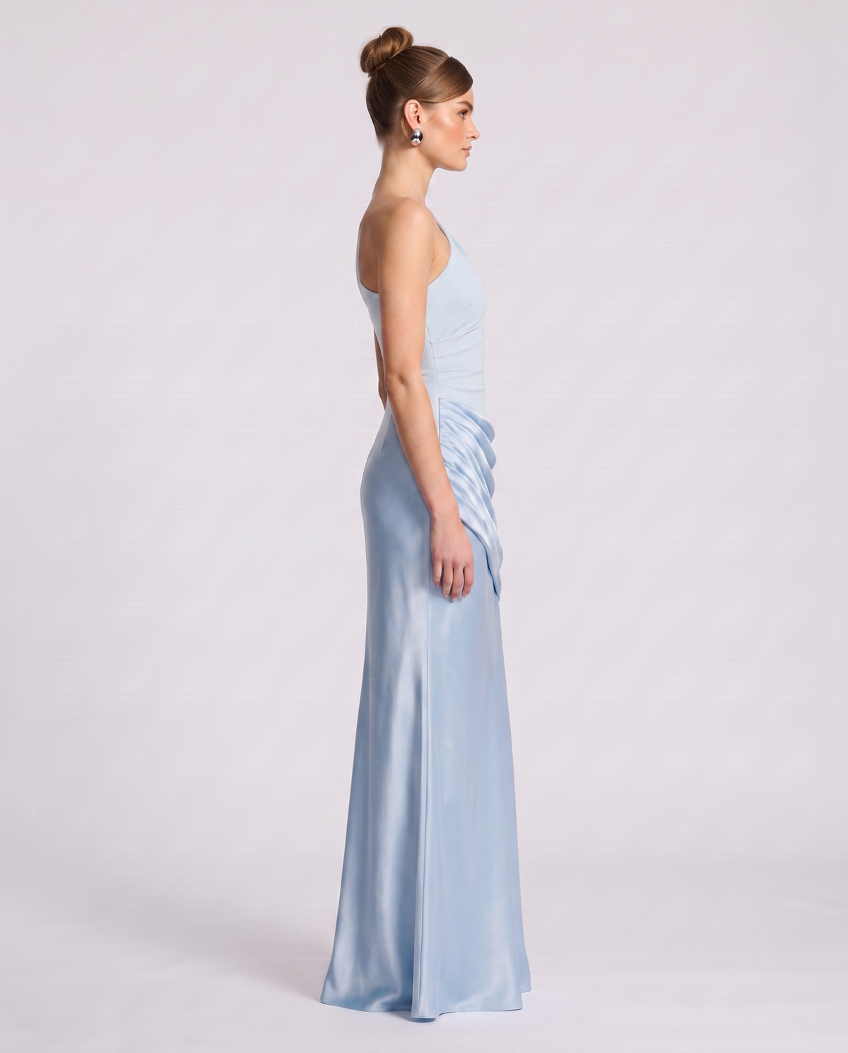 Regal Drape Gown