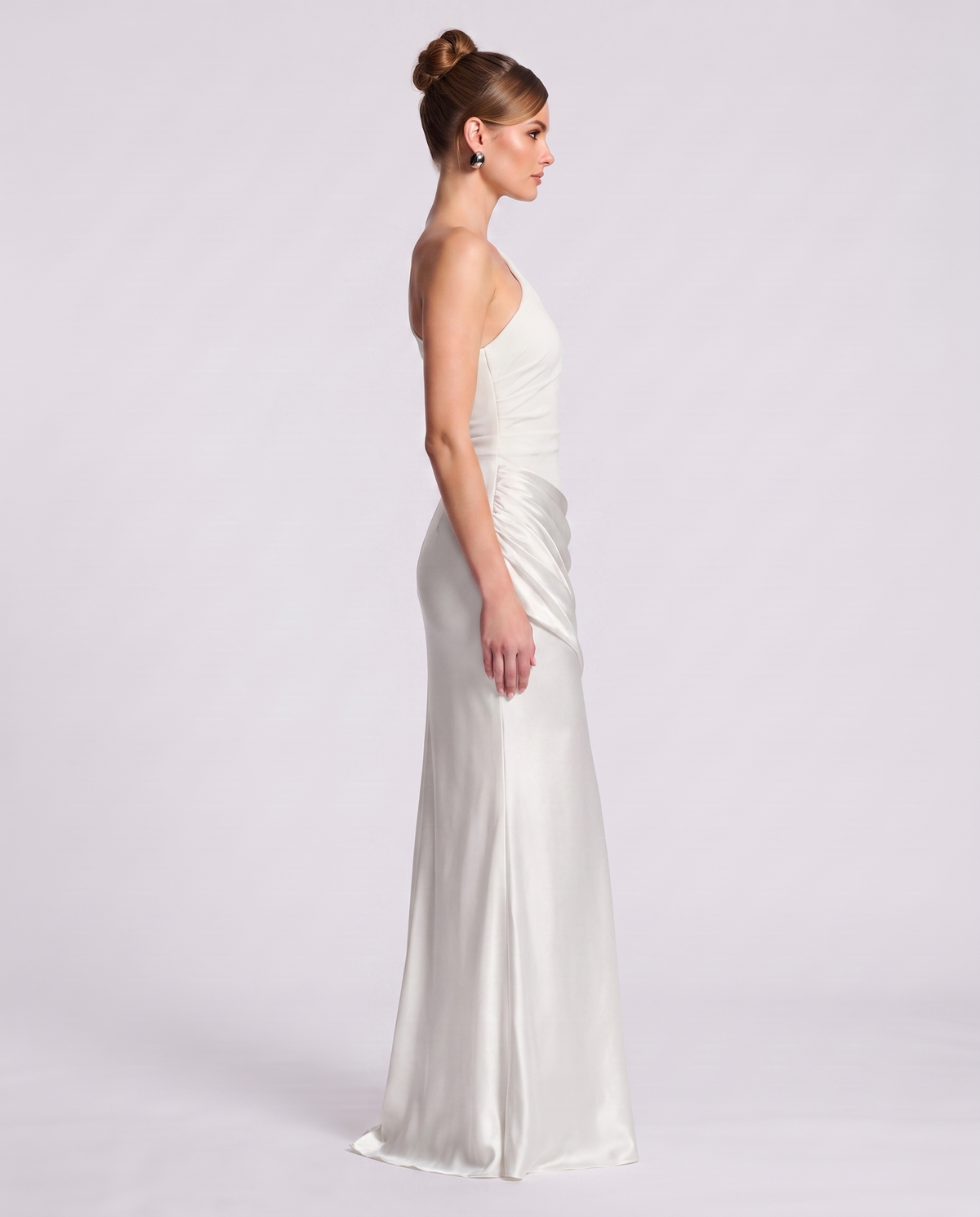 Regal Drape Gown