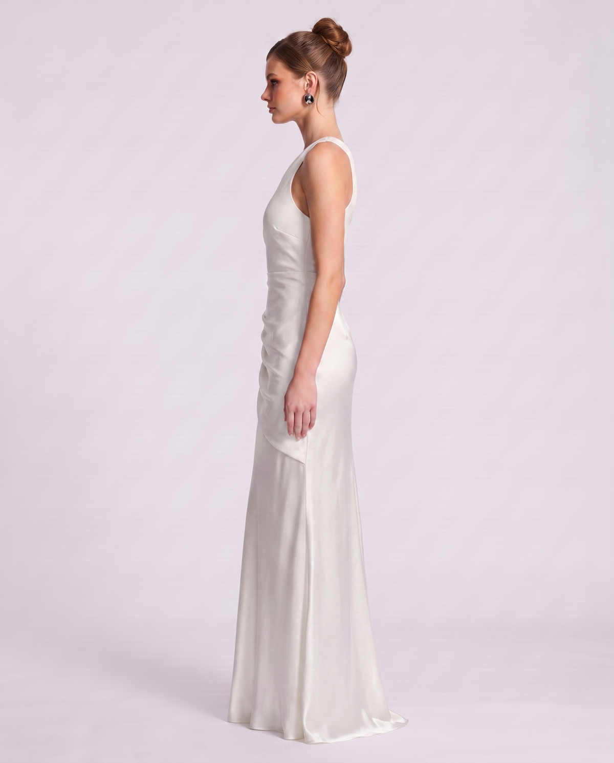 Regal Drape Gown