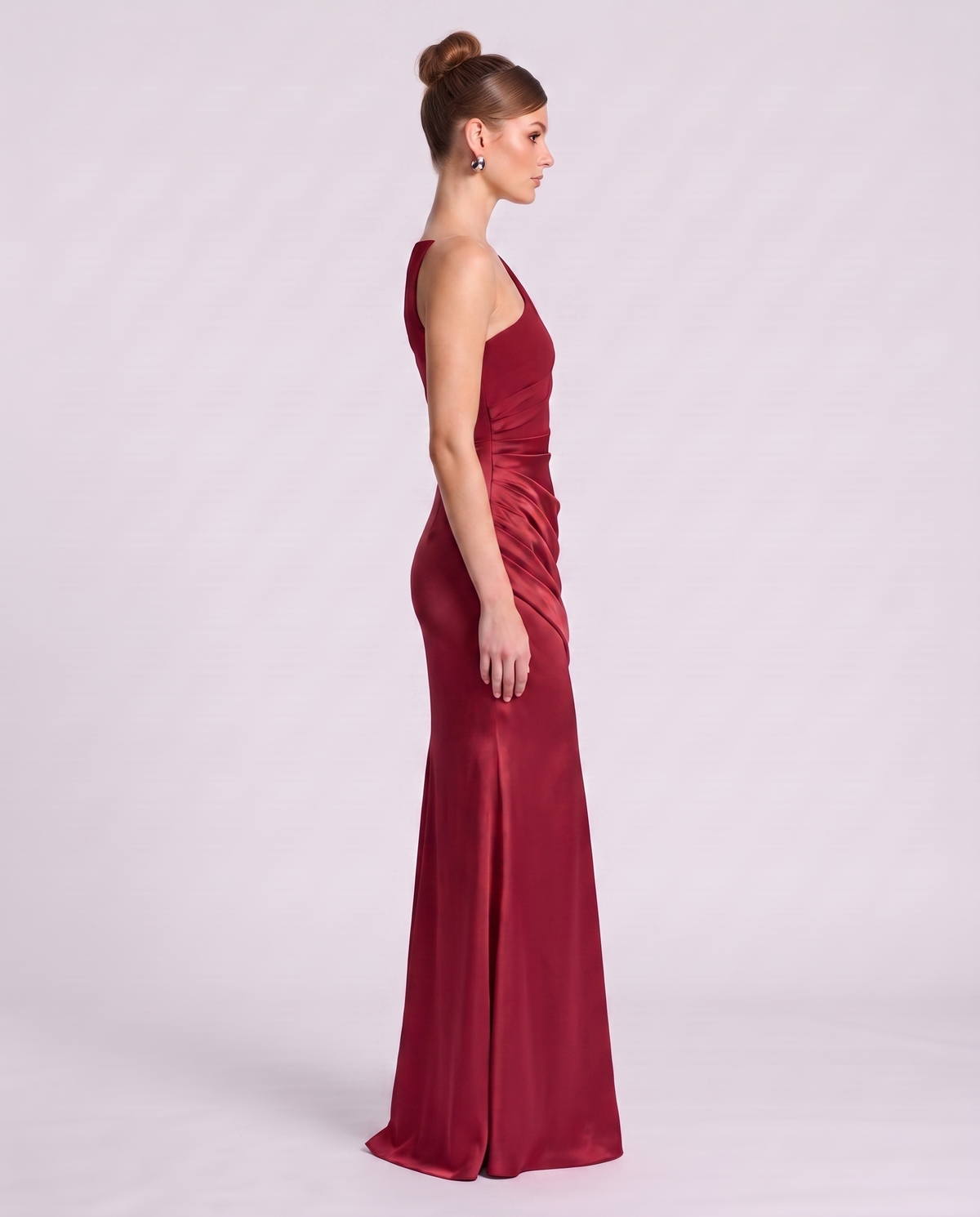 Regal Drape Gown