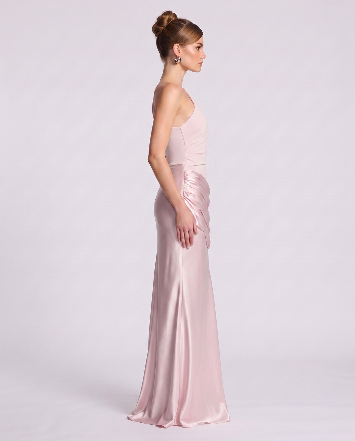 Regal Drape Gown