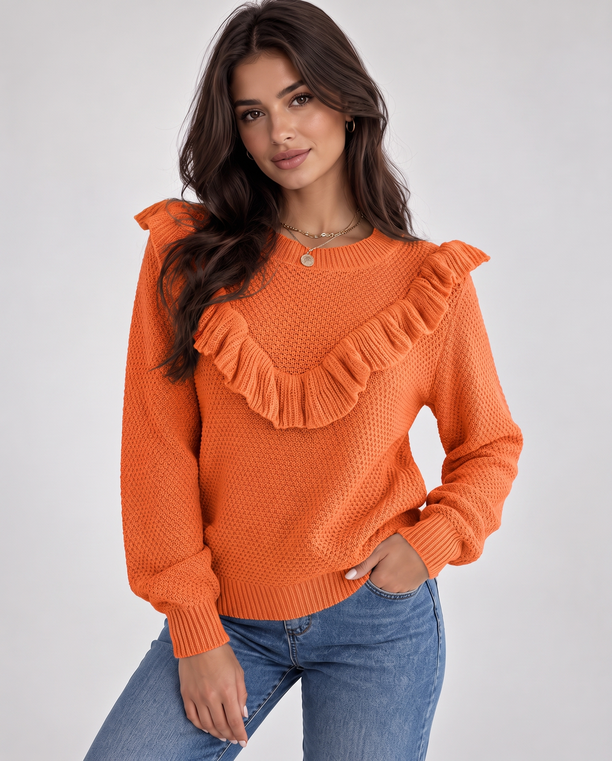 Virelune Ruffle Sweater