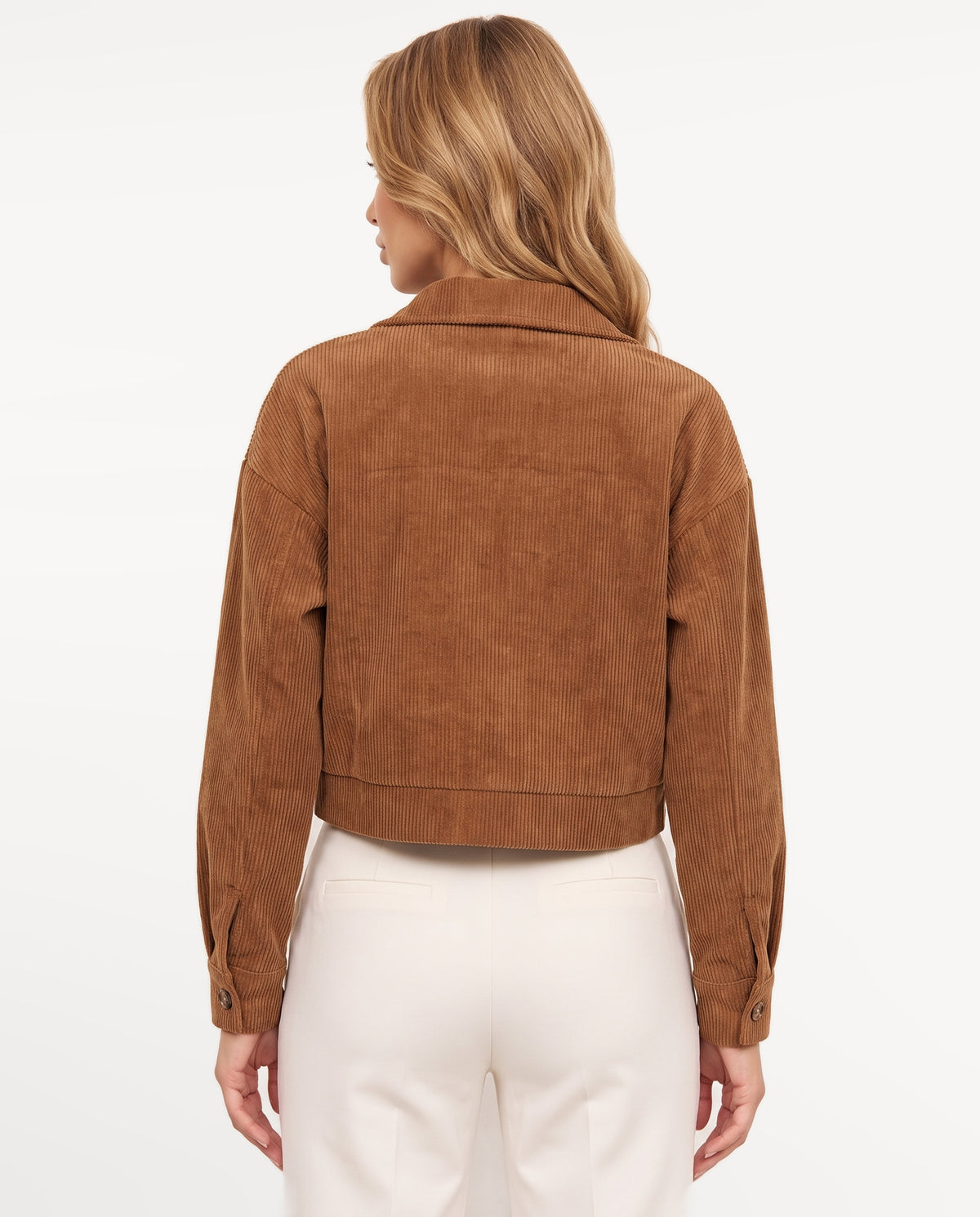Marlowe Corduroy Jacket in brown — back view | SKU: SOR-MARLOWE-BRN-XS,SOR-MARLOWE-BRN-S,SOR-MARLOWE-BRN-M,SOR-MARLOWE-BRN-L,SOR-MARLOWE-BRN-XL