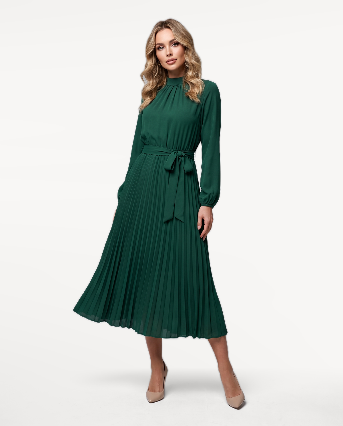 Emerald Bow Dress