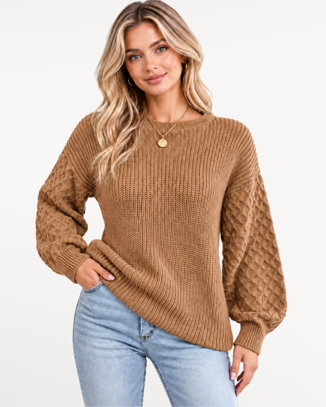 Norvessa Cable Sweater