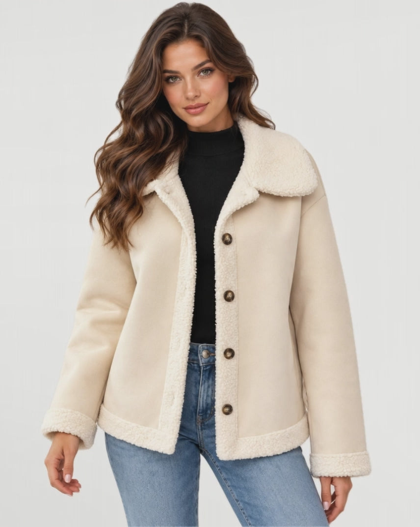 Juliette Suede Jacket in white – video