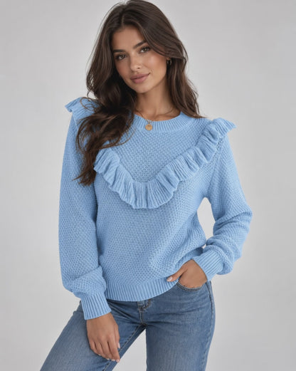 Virelune Ruffle Sweater