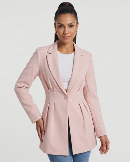 Valeria Tailored Blazer in Pink – video