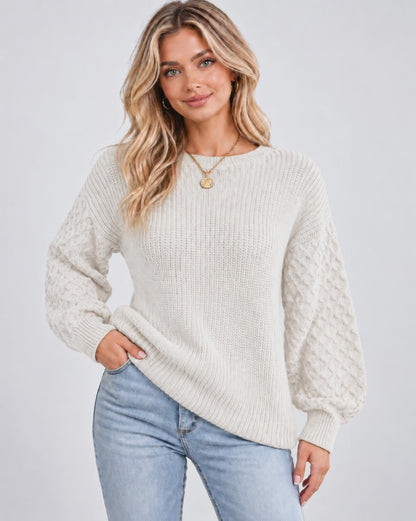 Norvessa Cable Sweater