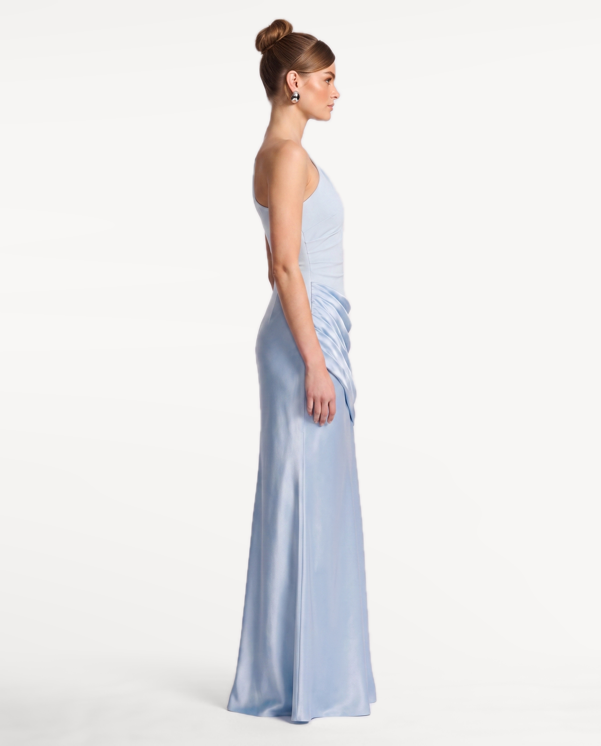 Regal Drape Gown