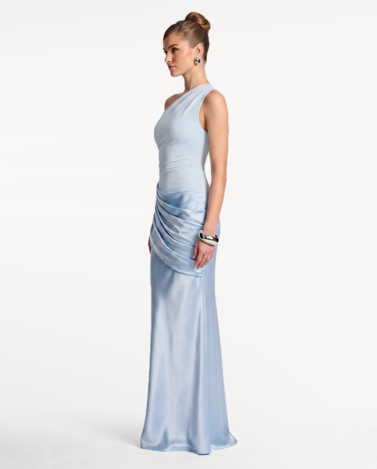 Regal Drape Gown
