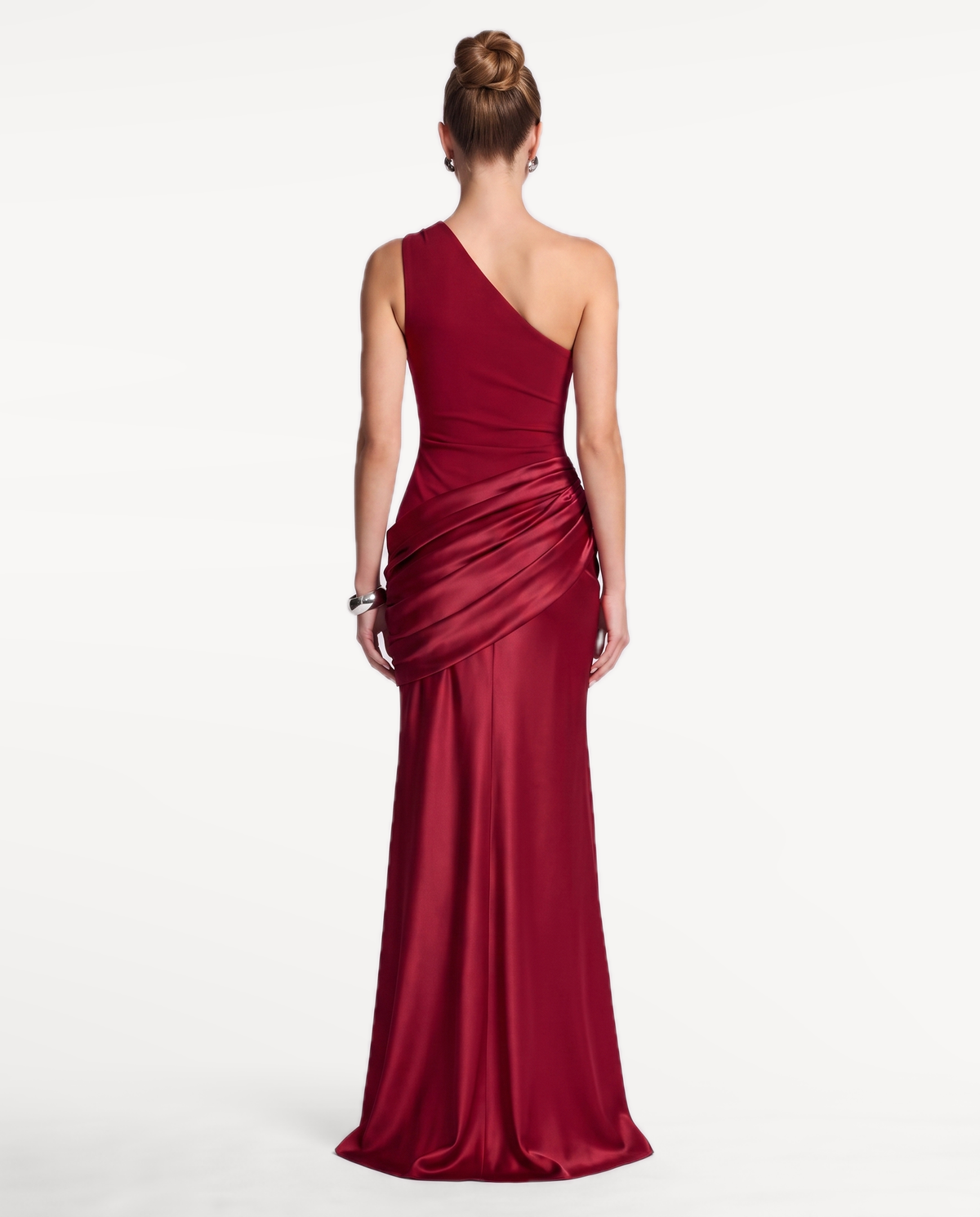 Regal Drape Gown