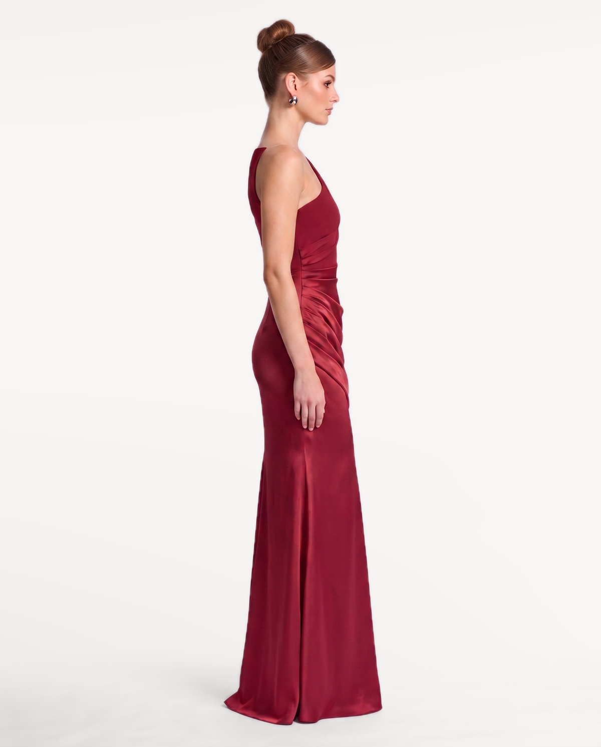 Regal Drape Gown