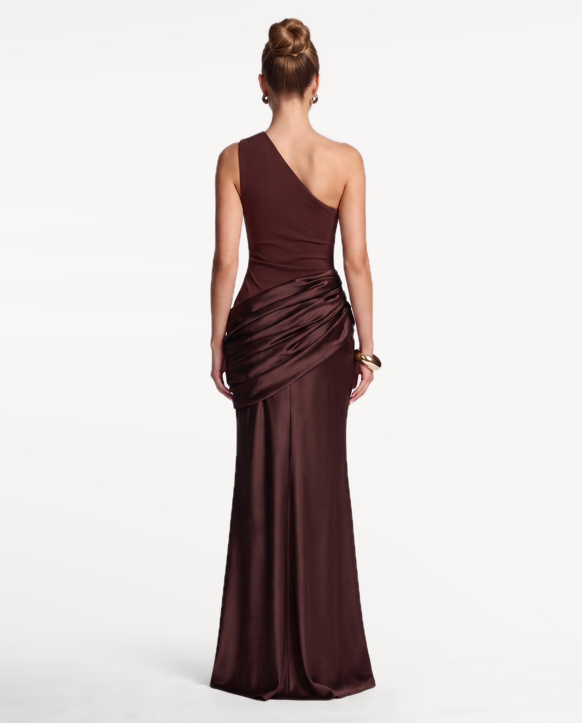 Regal Drape Gown