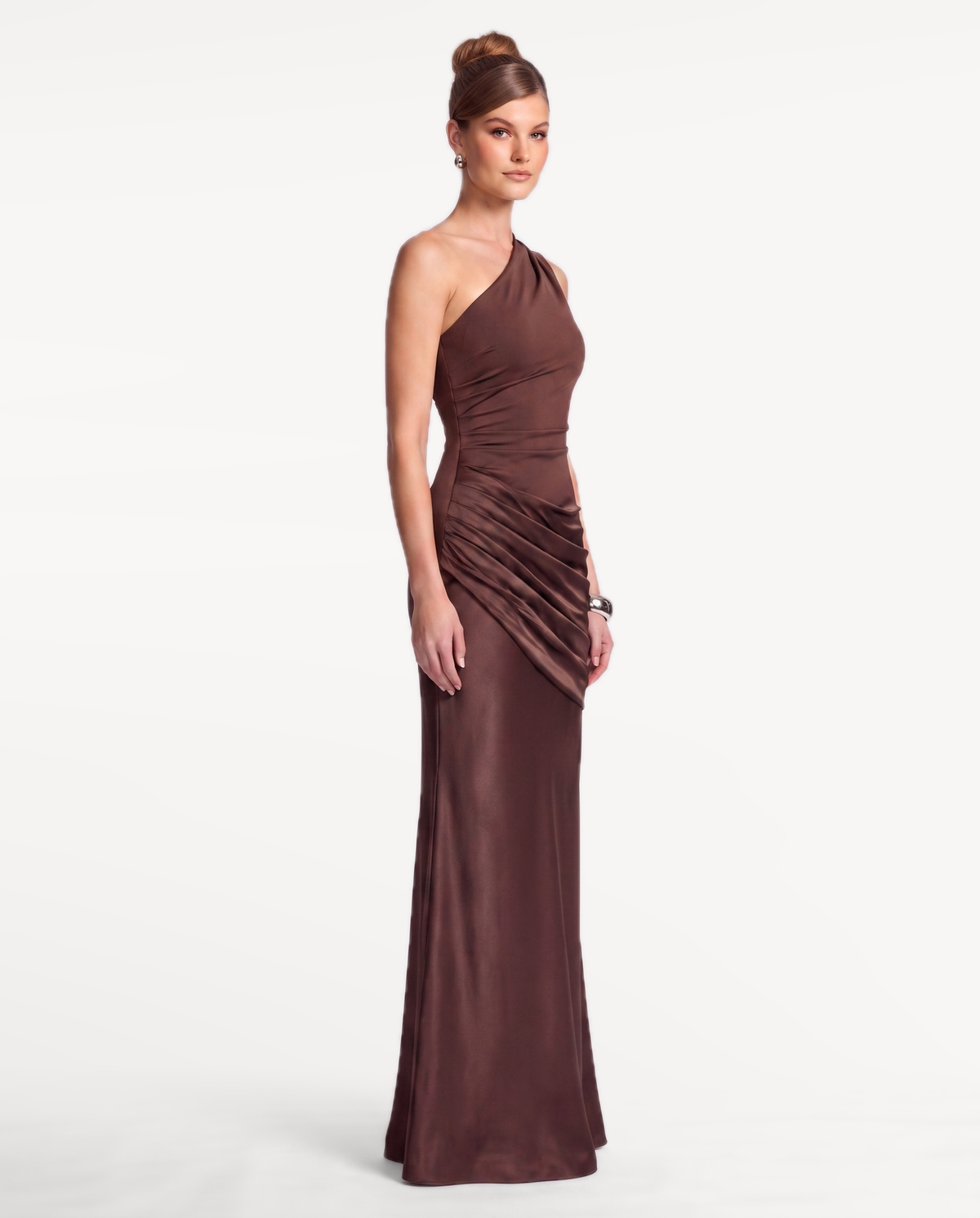 Regal Drape Gown