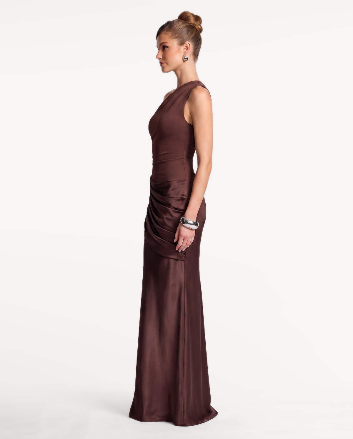 Regal Drape Gown