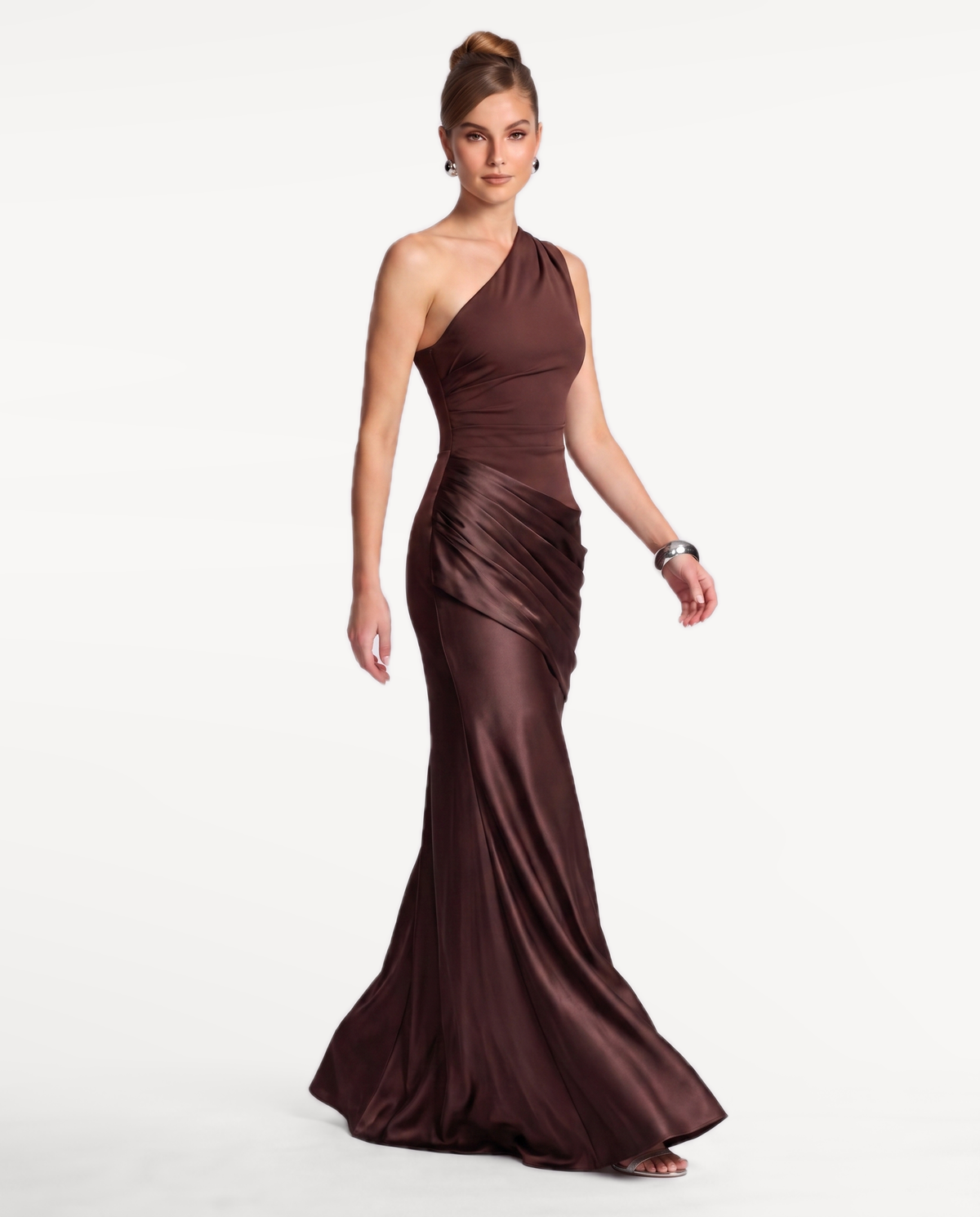 Regal Drape Gown