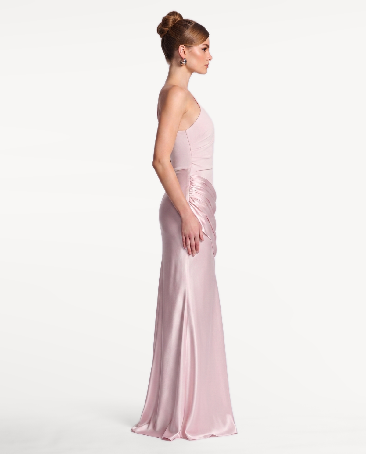 Regal Drape Gown