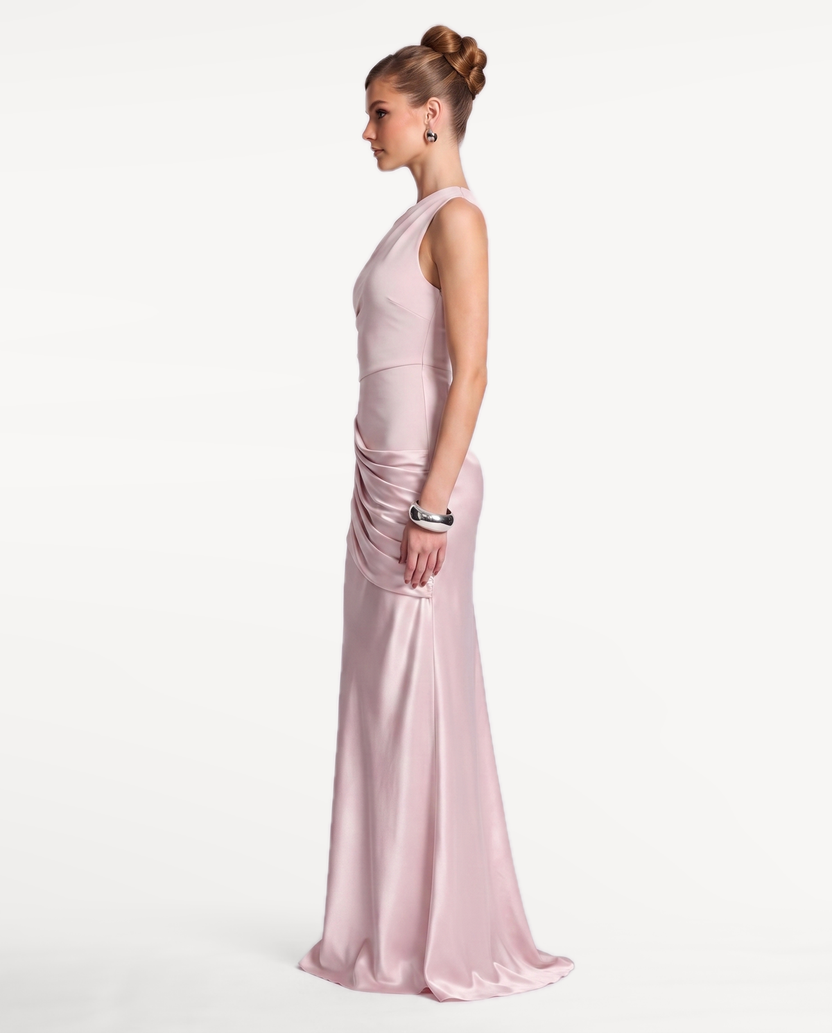 Regal Drape Gown