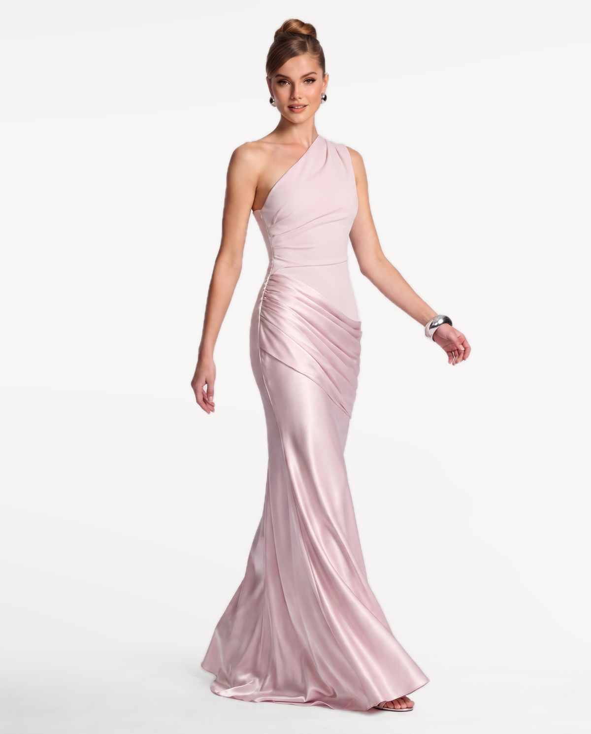 Regal Drape Gown