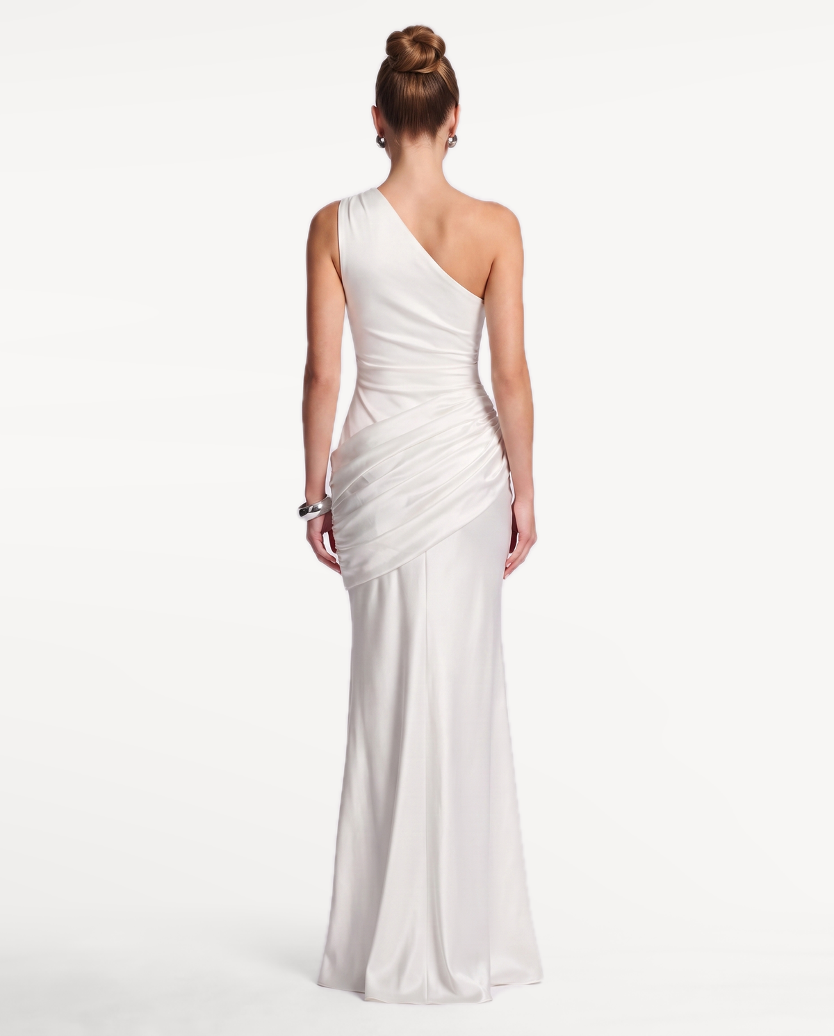 Regal Drape Gown