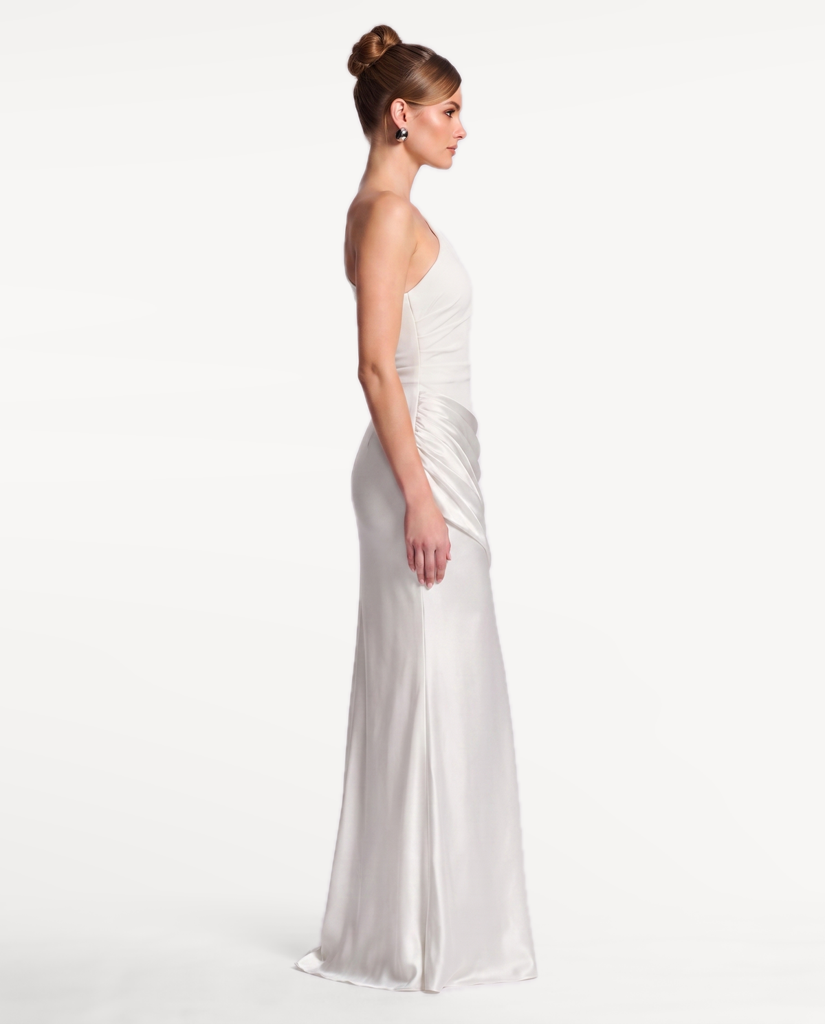 Regal Drape Gown
