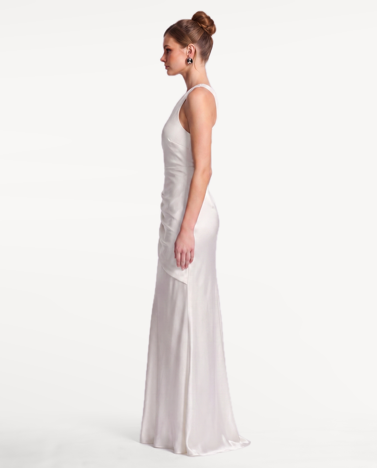 Regal Drape Gown
