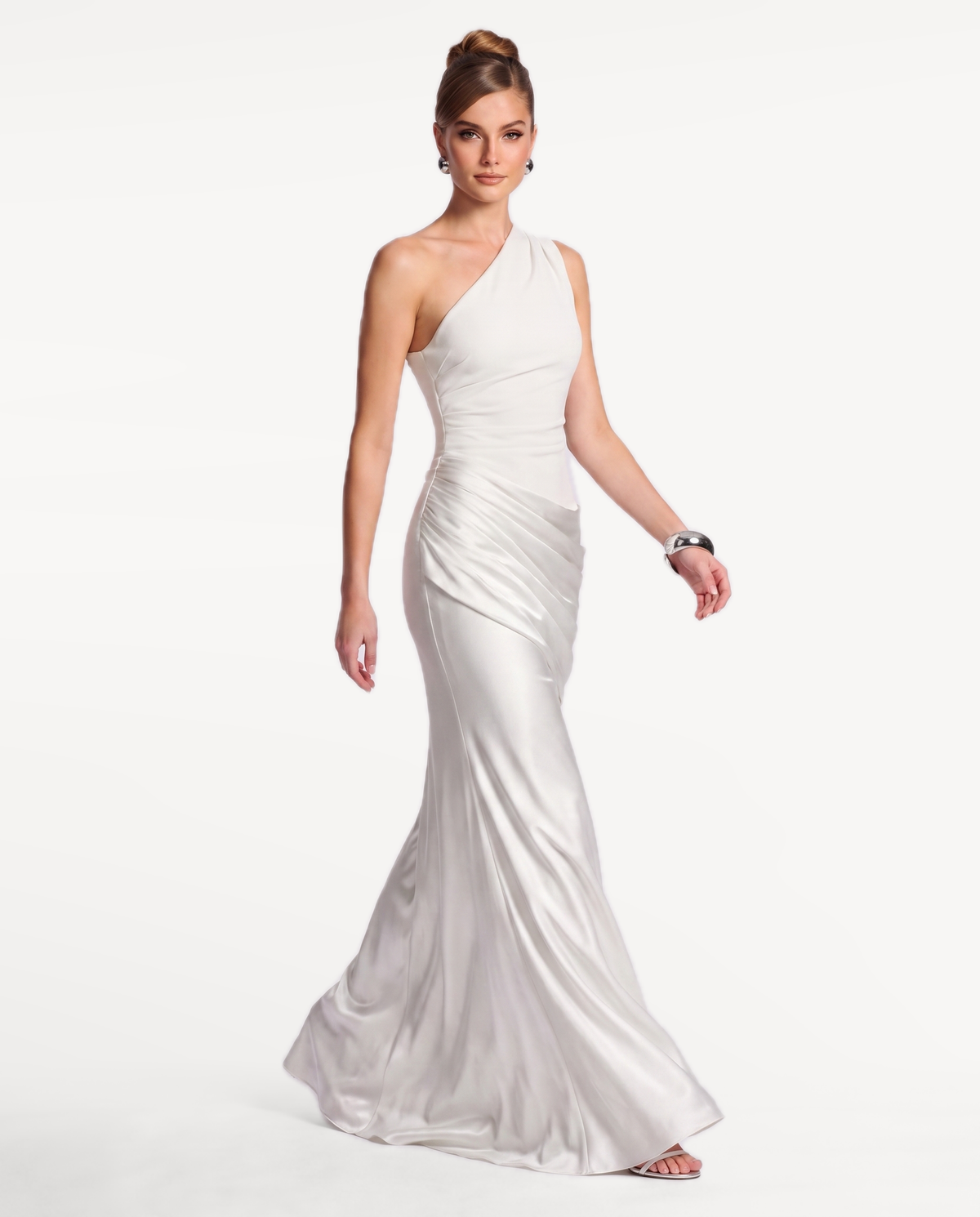 Regal Drape Gown