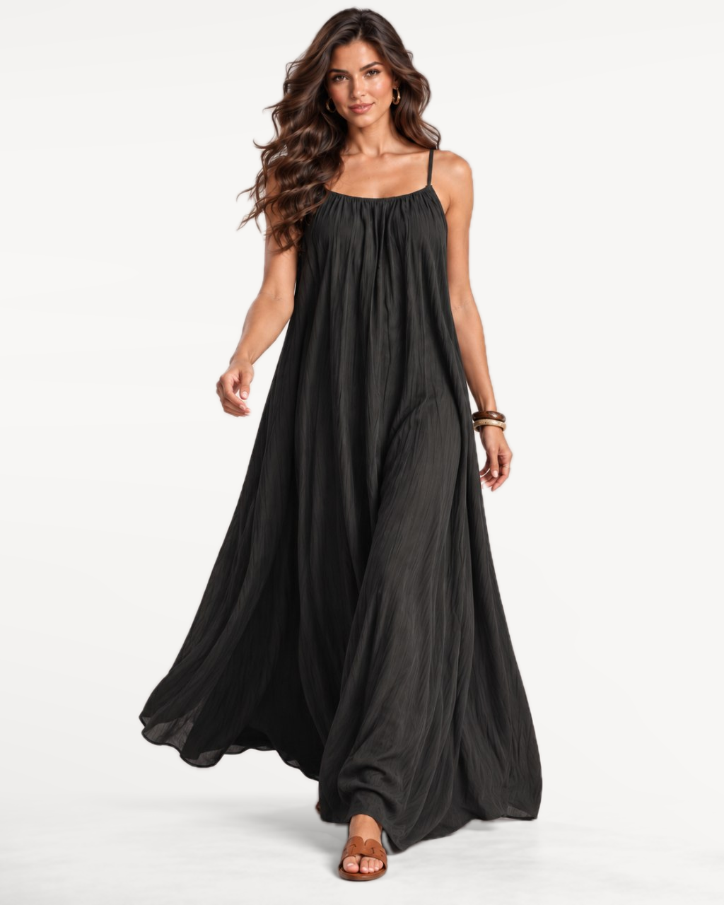 Seranova Maxi Dress in Black – Studio movement