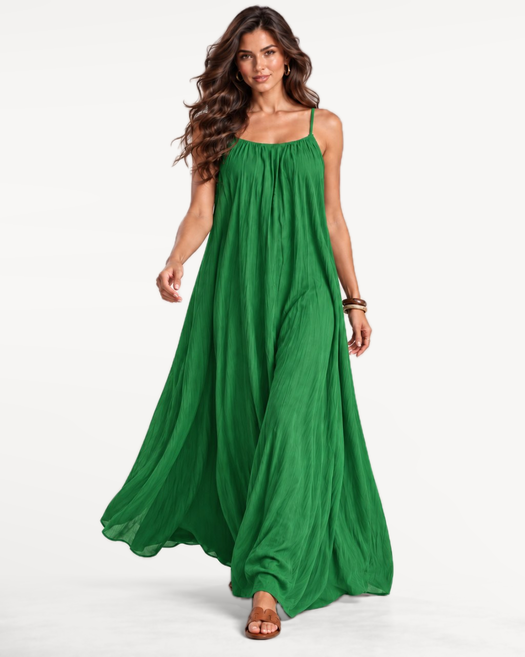 Seranova Maxi Dress in Green – Studio movement