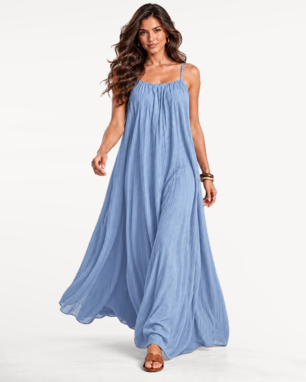 Seranova Maxi Dress in Sky Blue – Studio movement