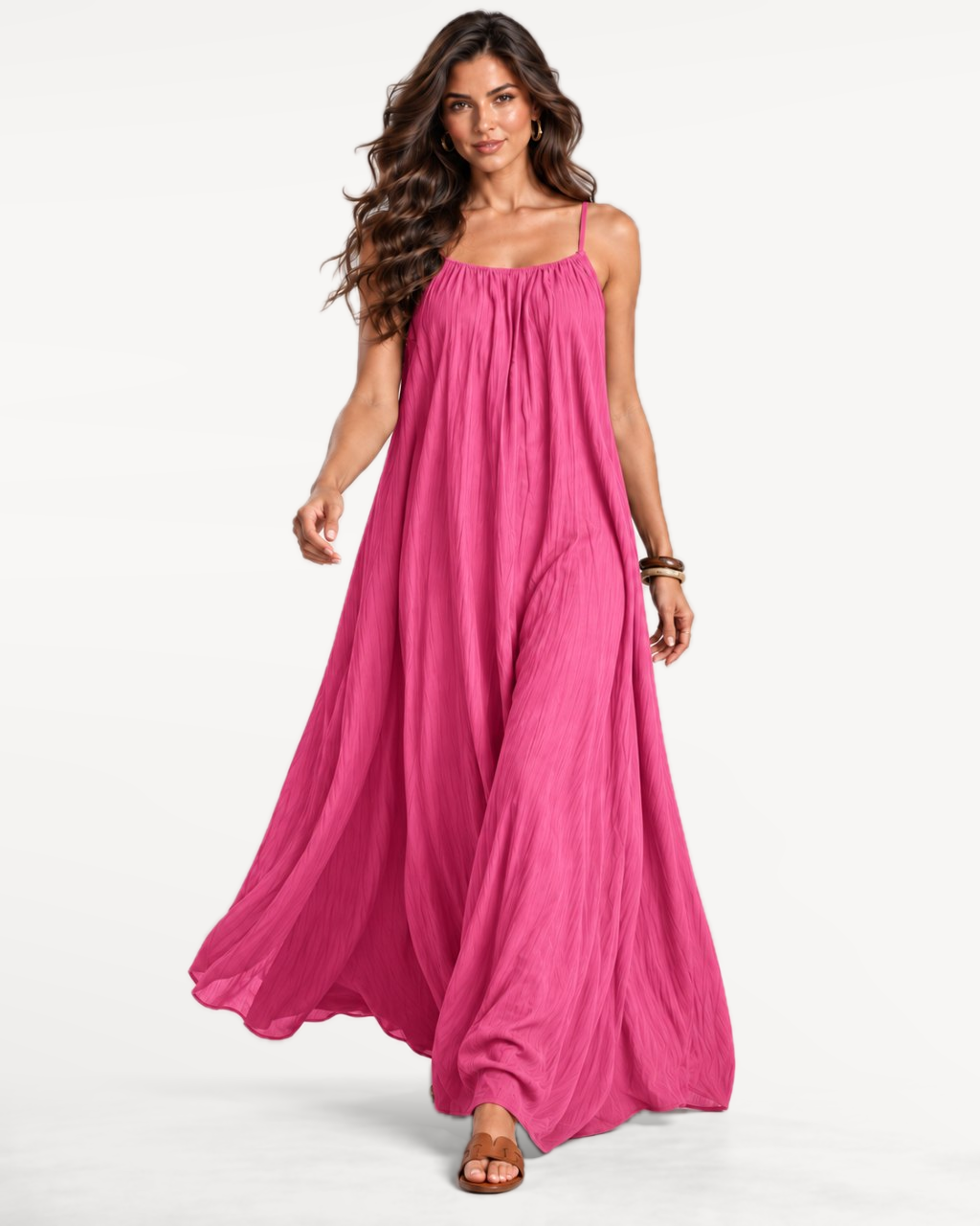 Seranova Maxi Dress in Rose Red – Studio movement